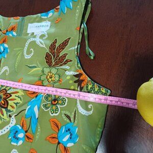Sag Harbor Women’s Size 16 Dress Sleeveless Floral Faux Wrap